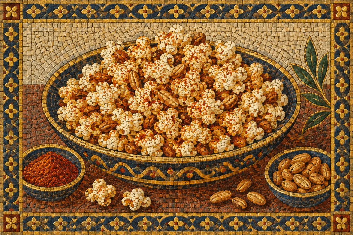Berbere Popcorn with Peanuts