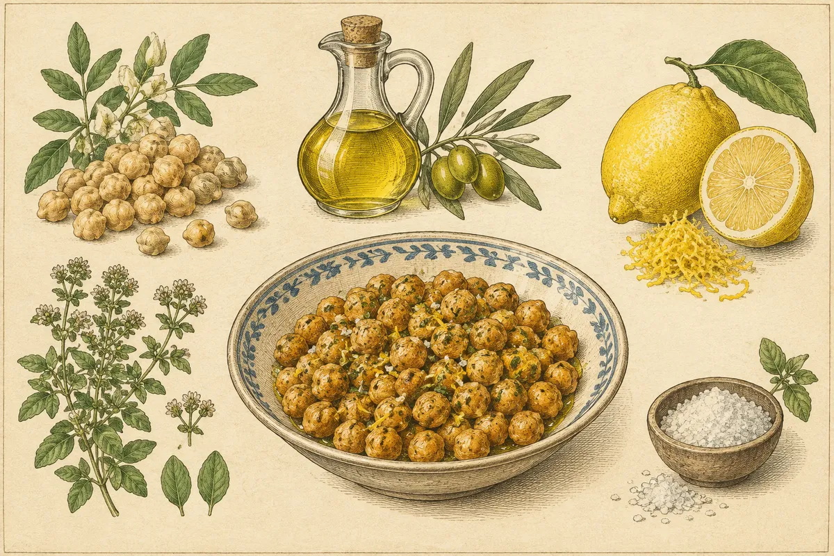 Roasted Chickpeas with Oregano